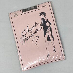 Agent Provocateur Micronet With Lycra Black Hold Ups B New